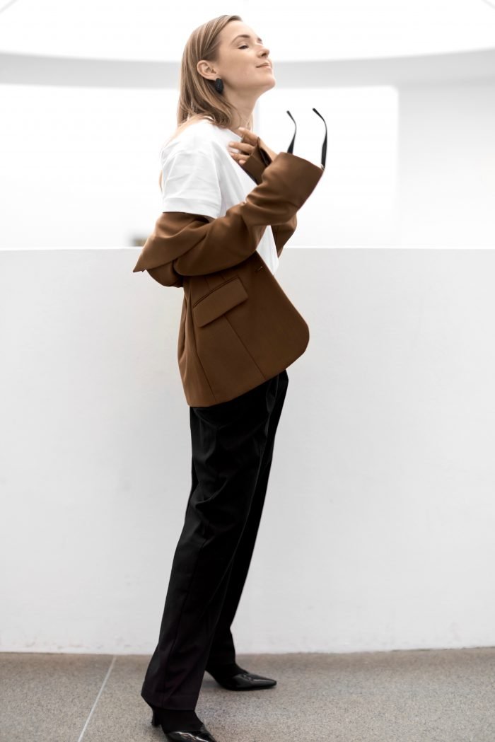 brown blazer H&M Trend women