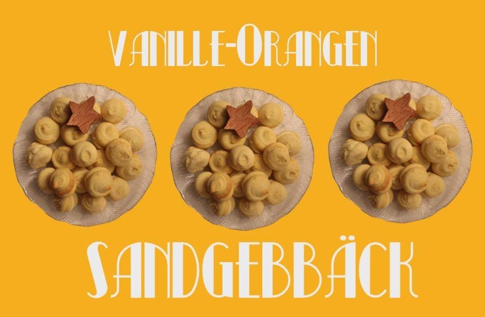 Vanille-Orangen Sandgebäck 