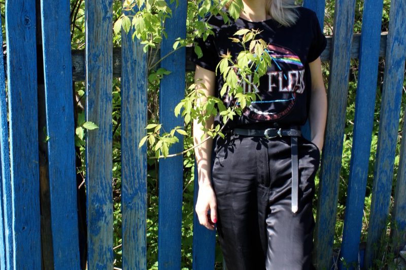 Pink Floyd Fashion Blogger styling 