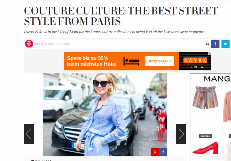 Streetstyle Harpers Bazaar Haute Couture Paris 2016 