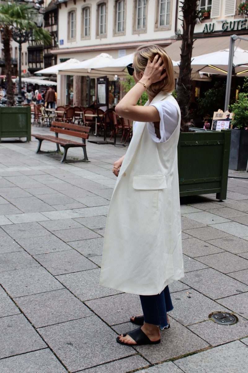 white vest blogger summer look 2016
