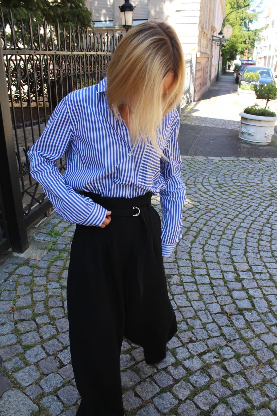 wide pants high waisted H&M 