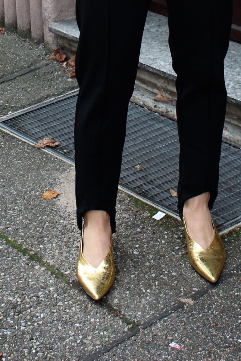 goldene Heels H&M