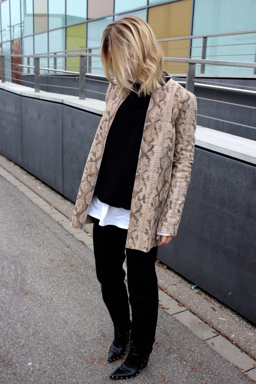Print Jacket Fashion Blogger