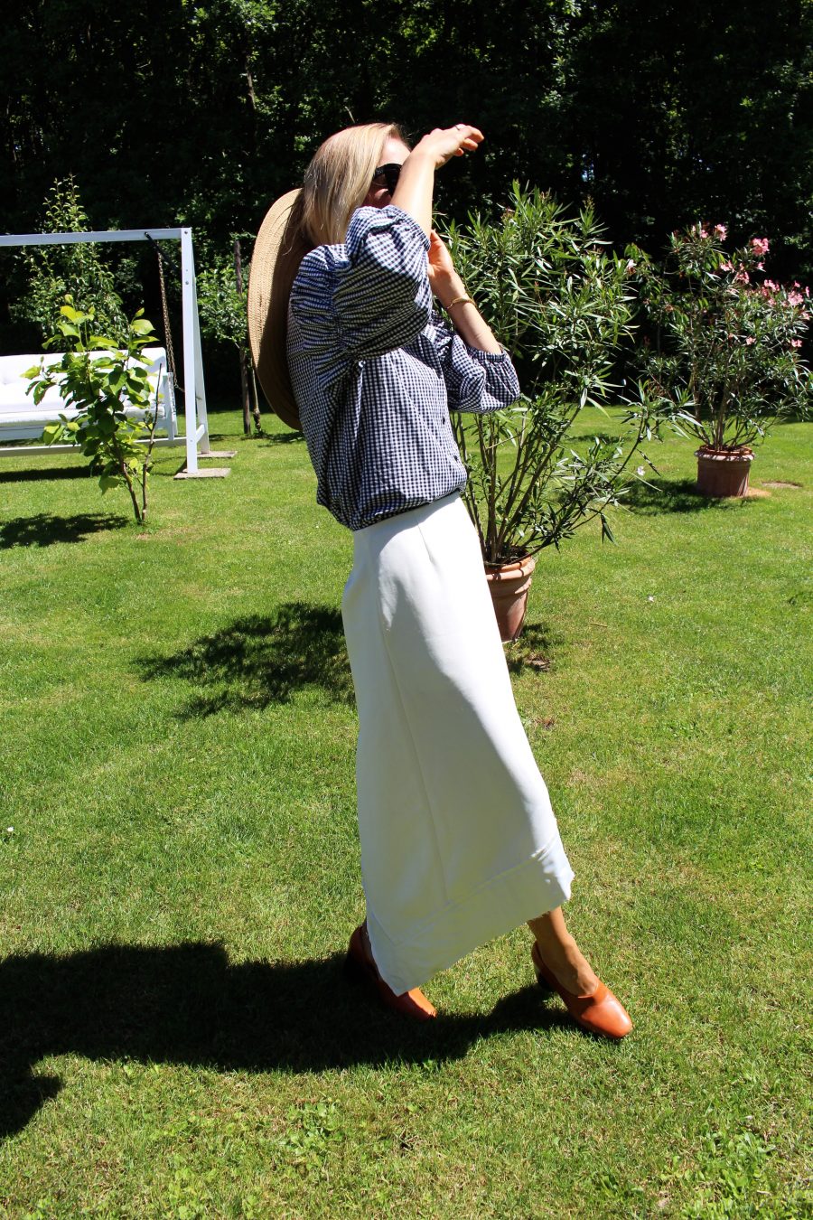 summer look blogger skirt