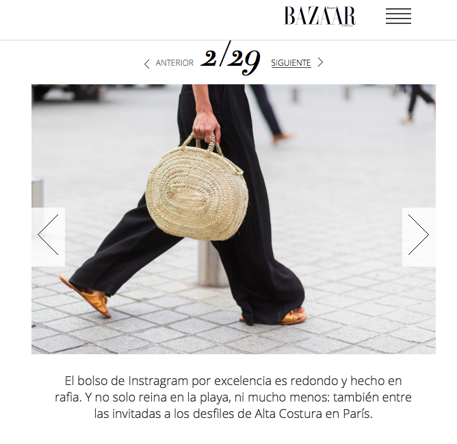 Harpers Bazaar Spain 2017 Street Style Paris Haute Couture 