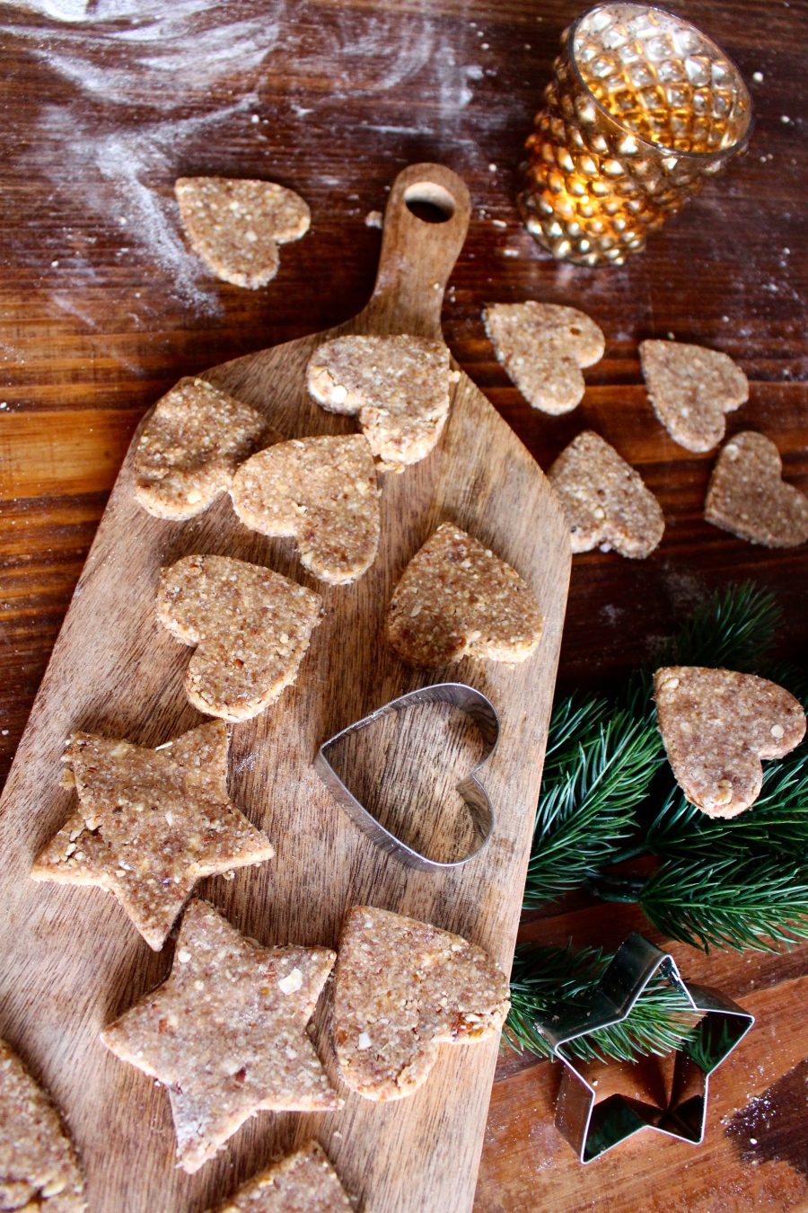 healthy X-Mas Cookies gesunde weihnachtsplätzchen