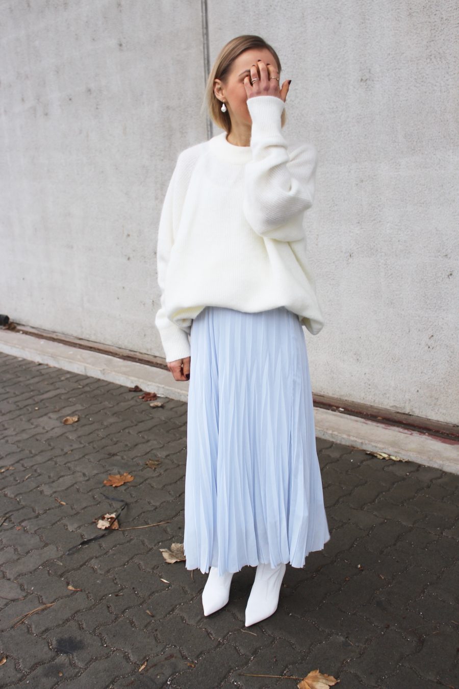 light blue skirt H&M Trend 
