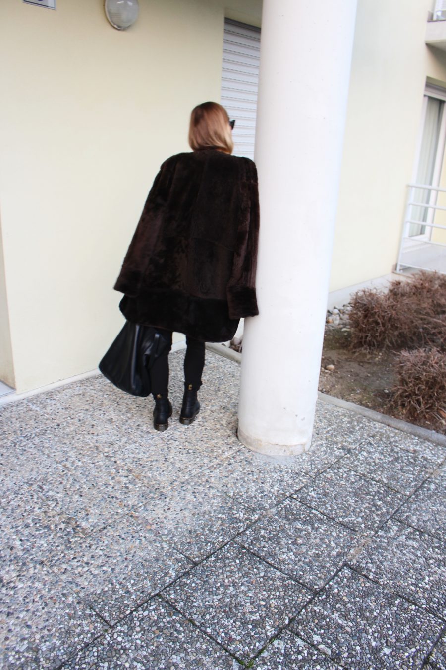 teddy coat fashion blogger
