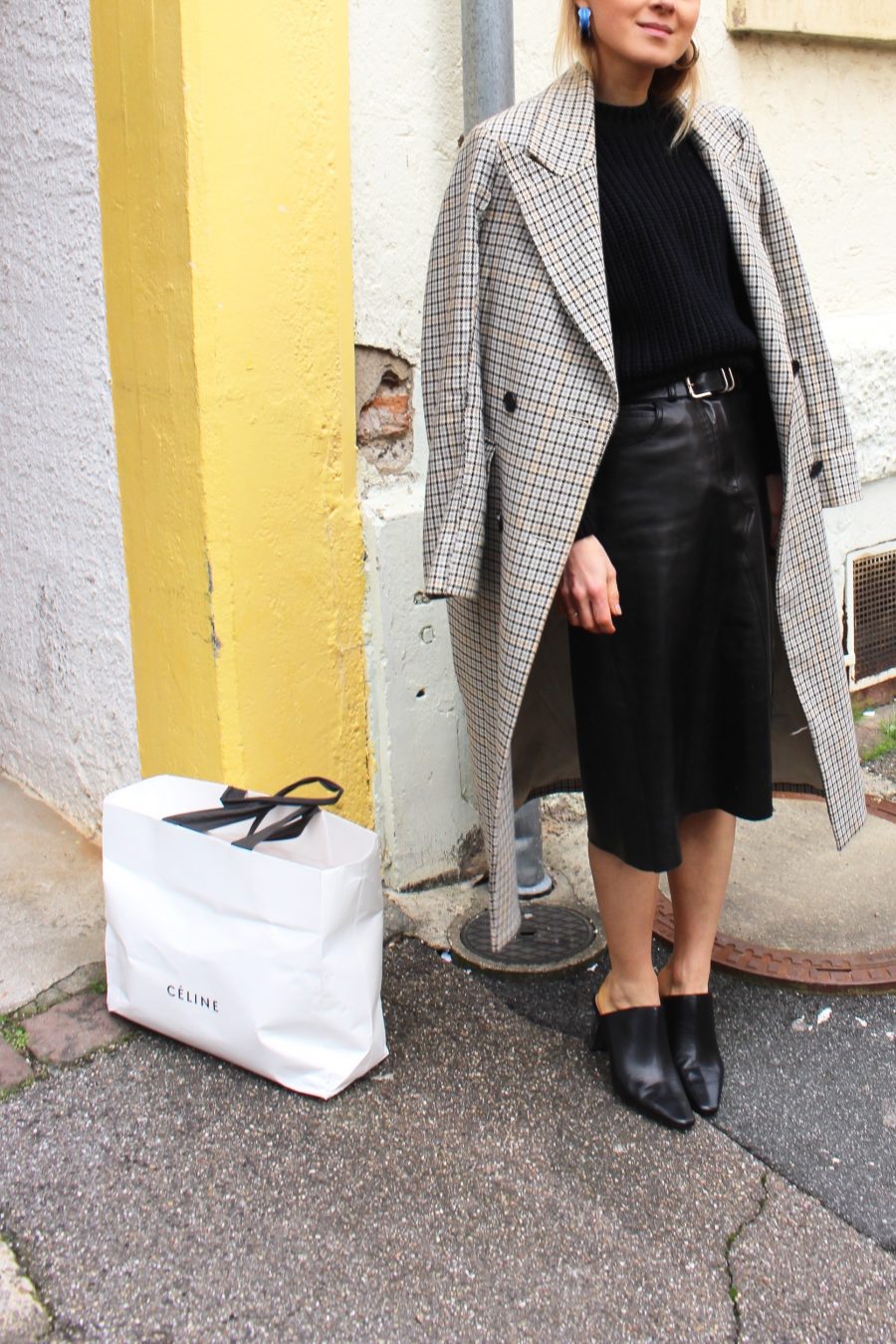 leather skirt Céline ss18 