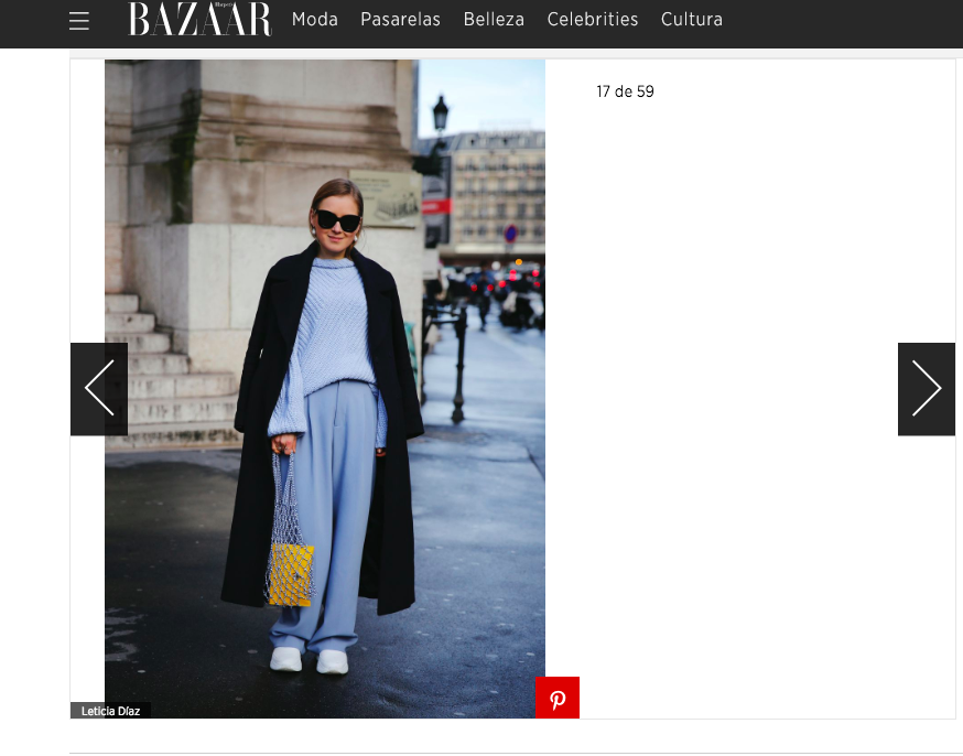 Harpers Bazaar Spain Street Style Paris Fashion Week 2018 