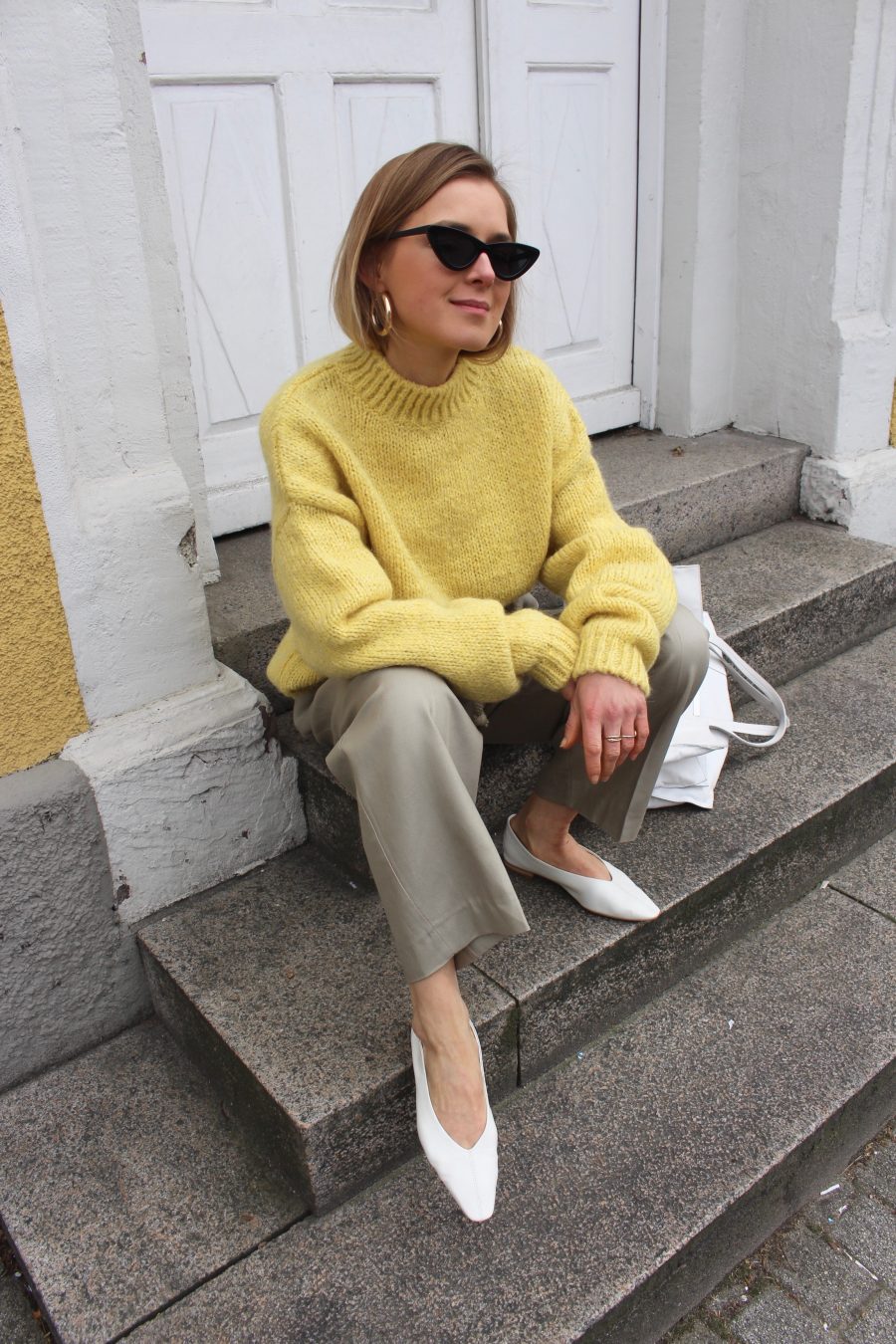 yellow sweater H&M Trend summer 2018