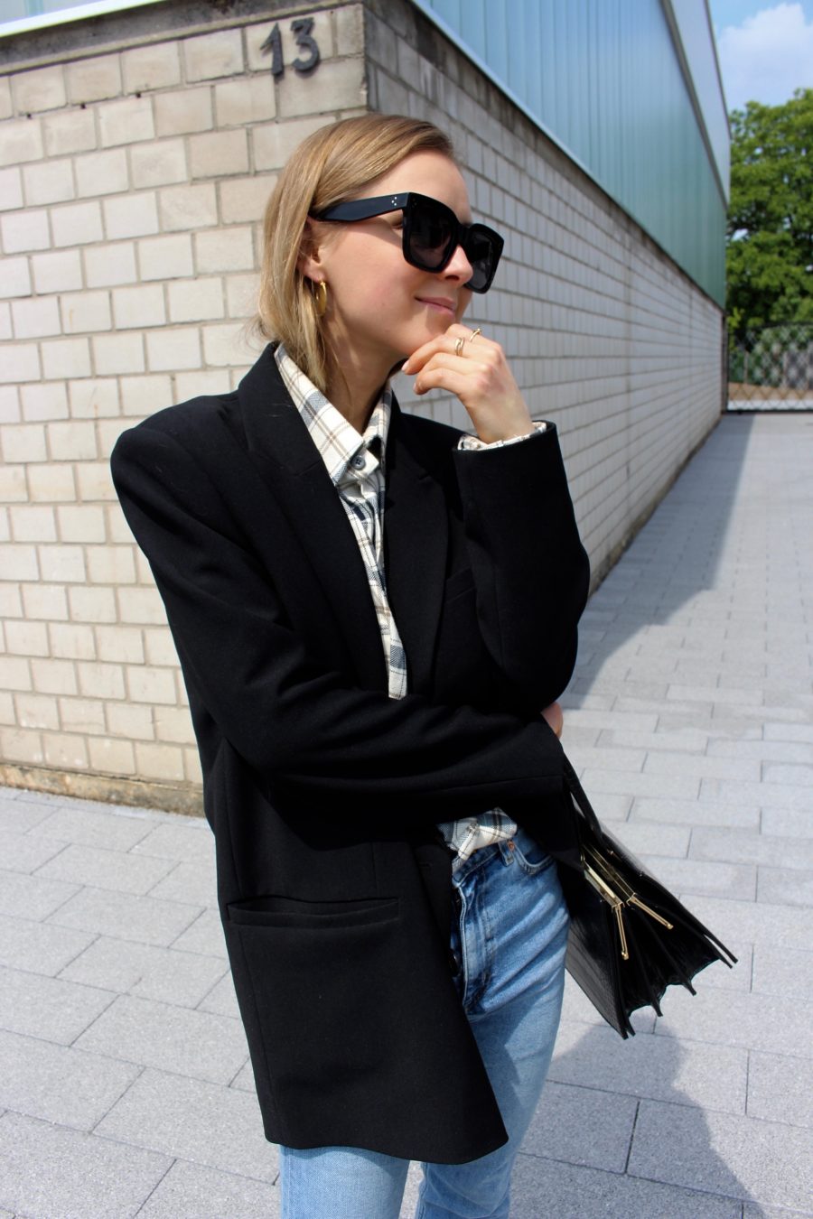 Céline Tilda Sunglasses black 