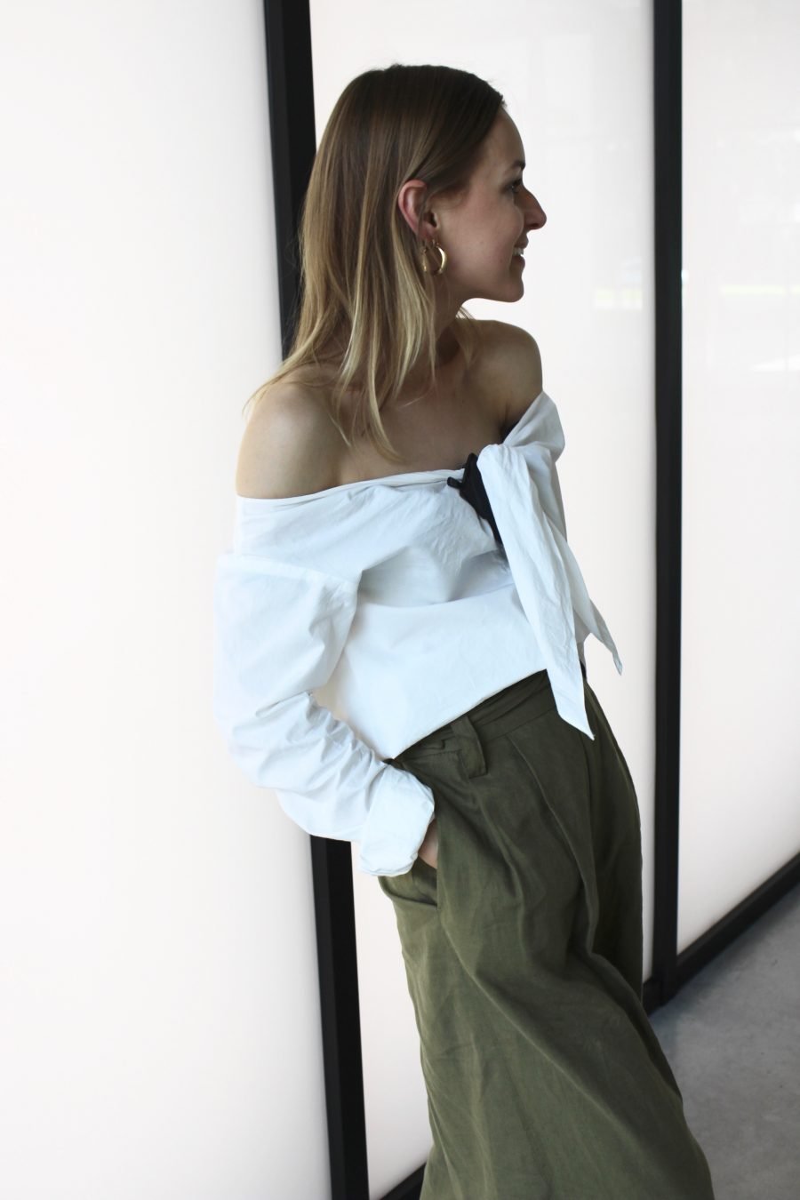 H&M trend 2018 white blouse
