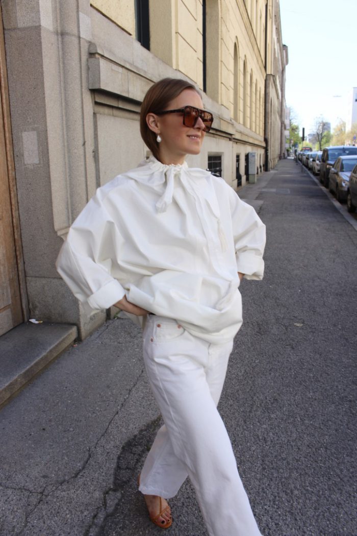 mango white blouse committed collection 2019
