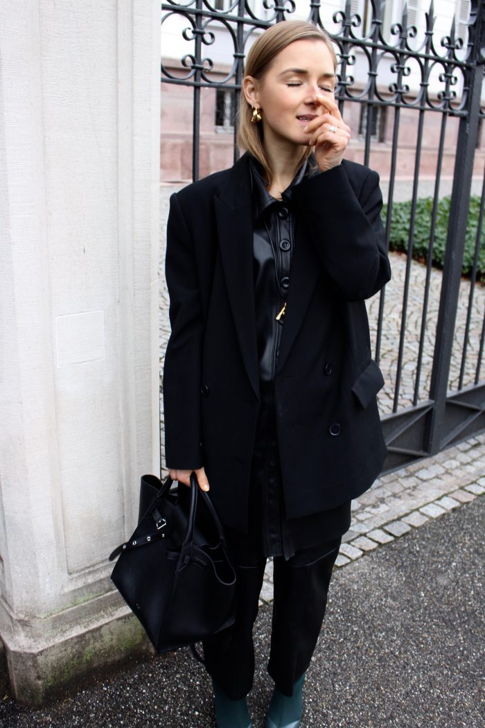 Céline leather bag black new collection 2018