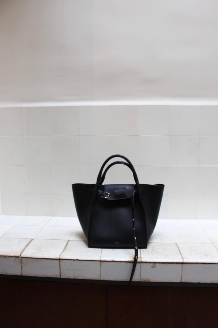 Céline black leather bag