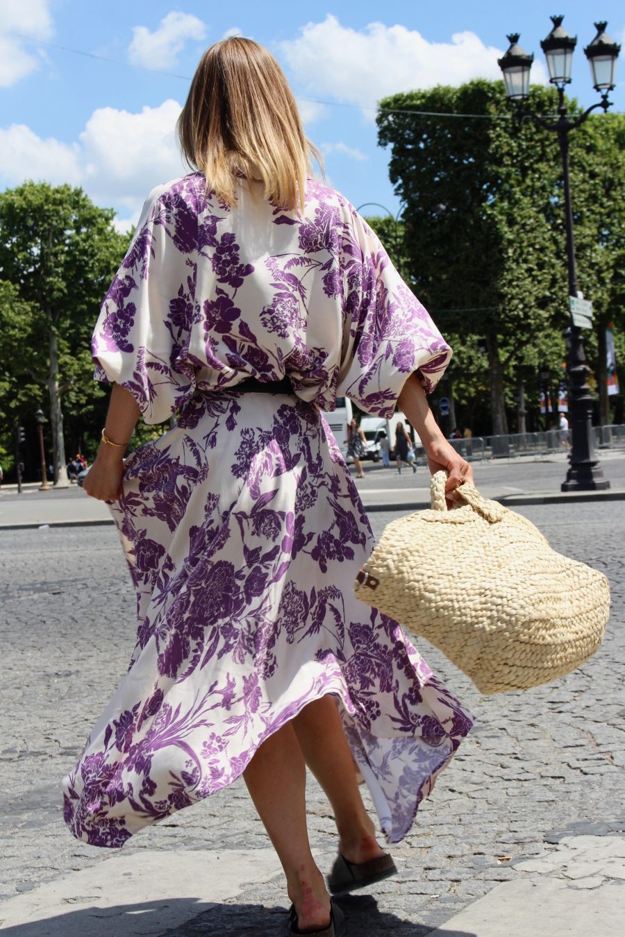 H&M trend skirt floral print