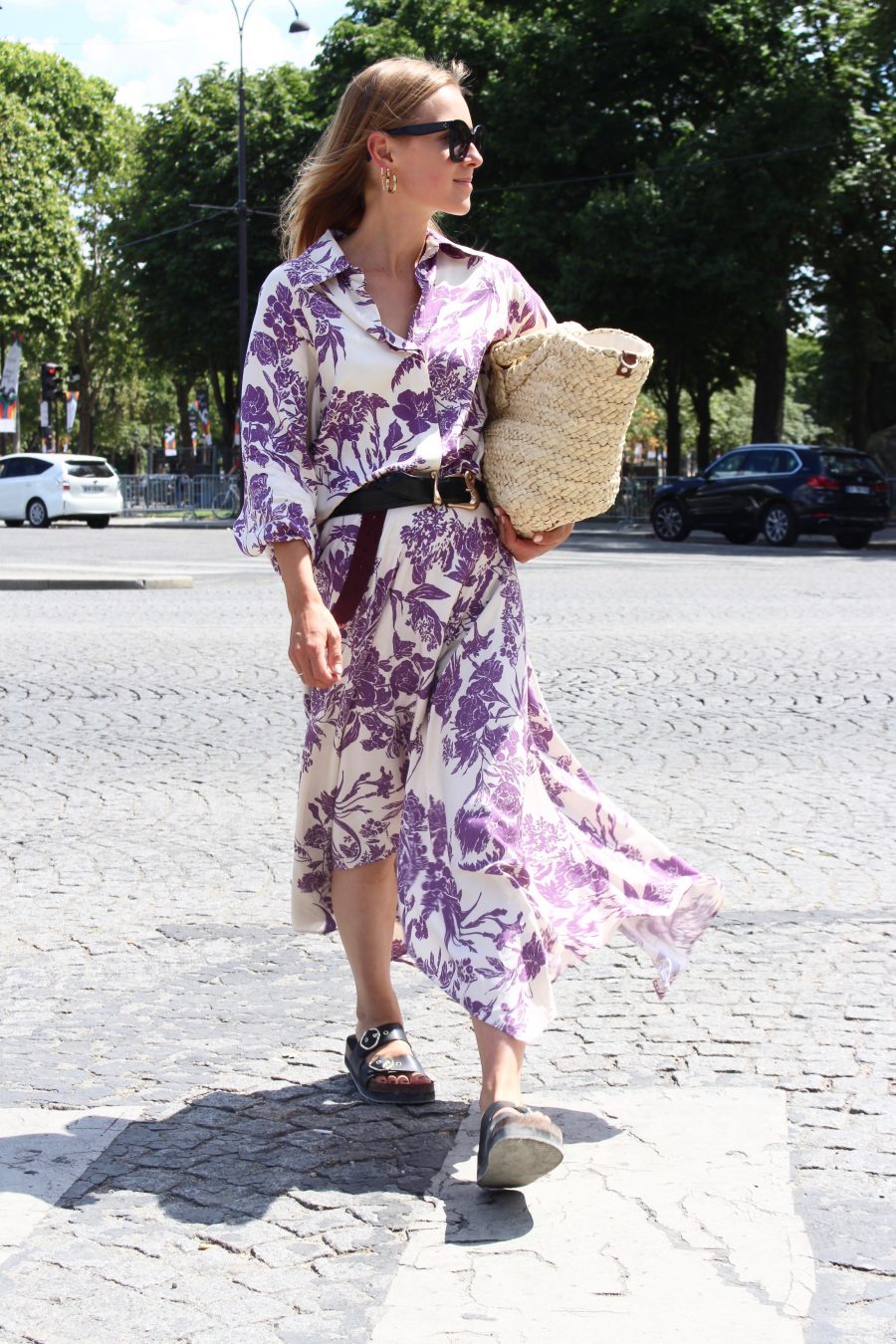 the floral print dress H&M Trend