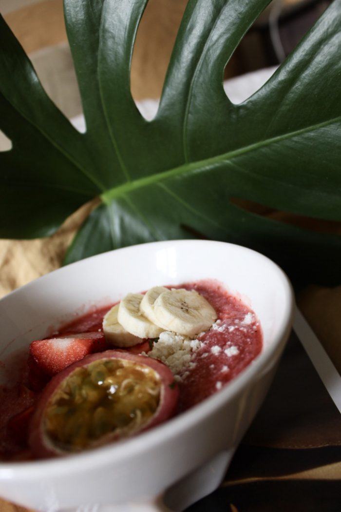 Strawberry Banana Bowl Healthy Breakfast