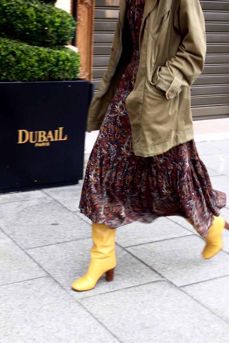 haute couture Streetstyle fashion Week Paris Céline Boots fall 2016