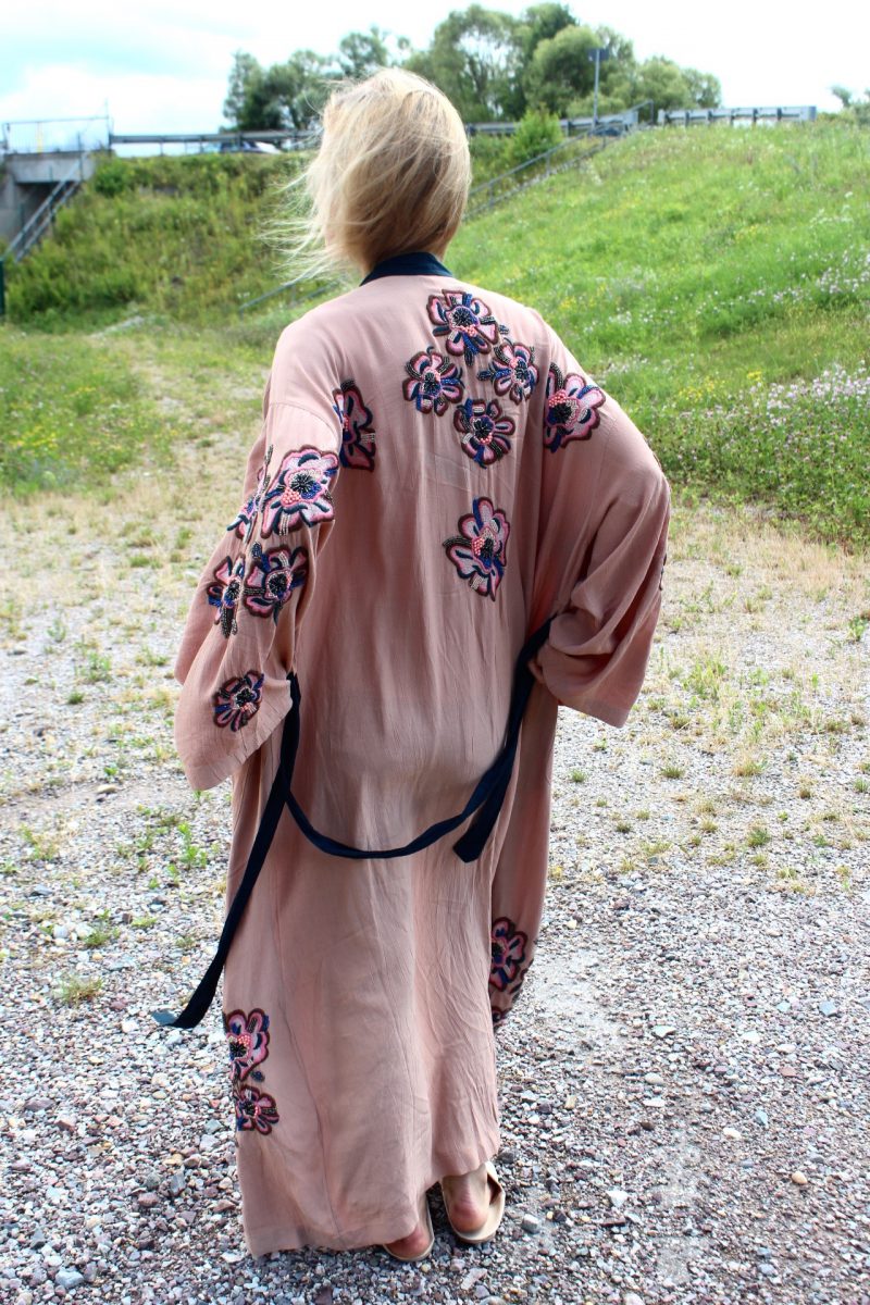 langer Kimono kombinieren