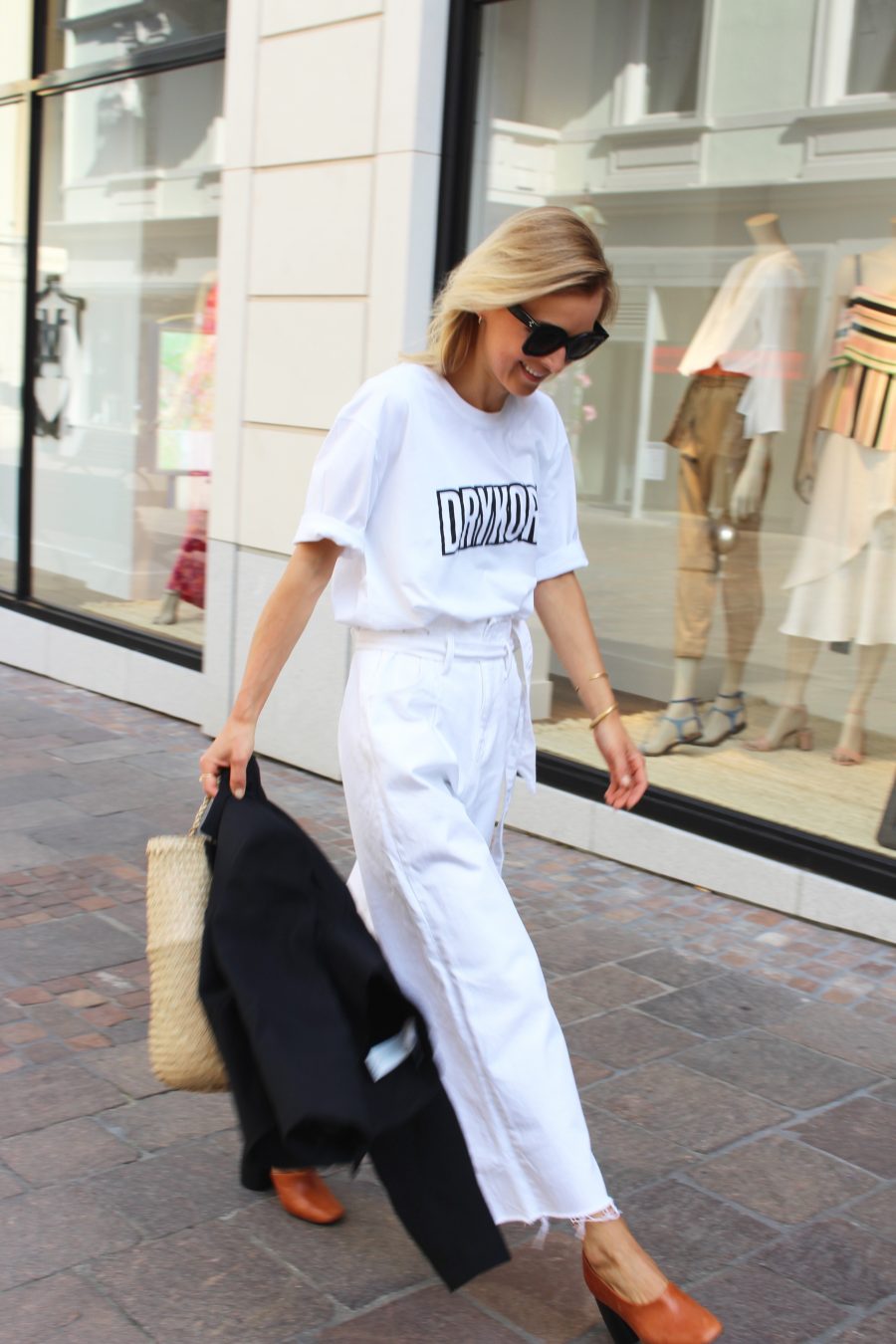 white Jeans Denim look Zara 2017