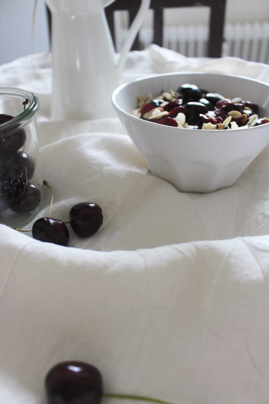 warm Chocolate-Cherry Porridge