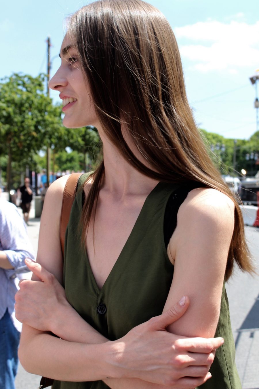Street Style Haute Couture Paris Day 3 models after runway