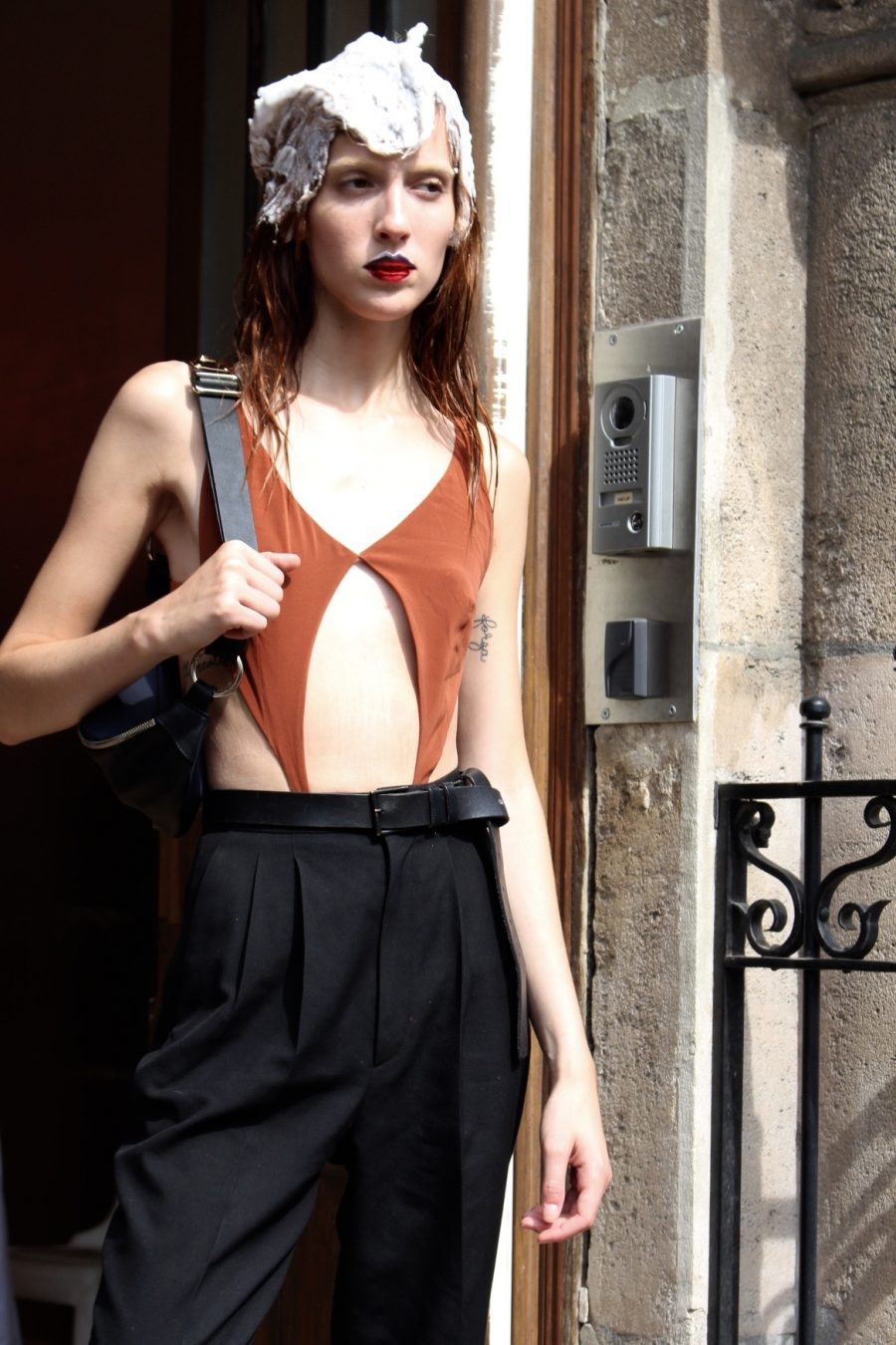 Street Style Haute Couture Paris Day 4 after maison margiela runway show models