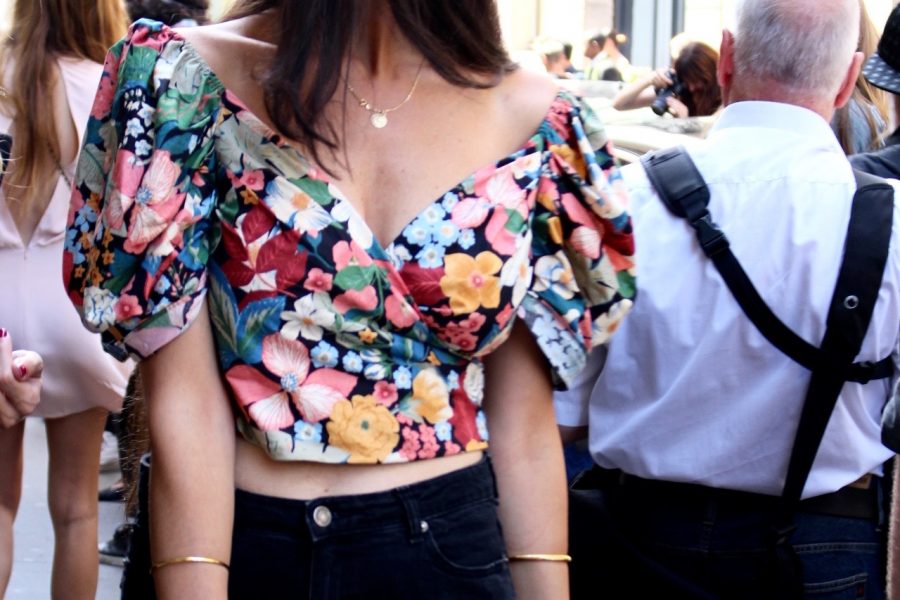 Street Style Haute Couture Paris Day 4 crop top