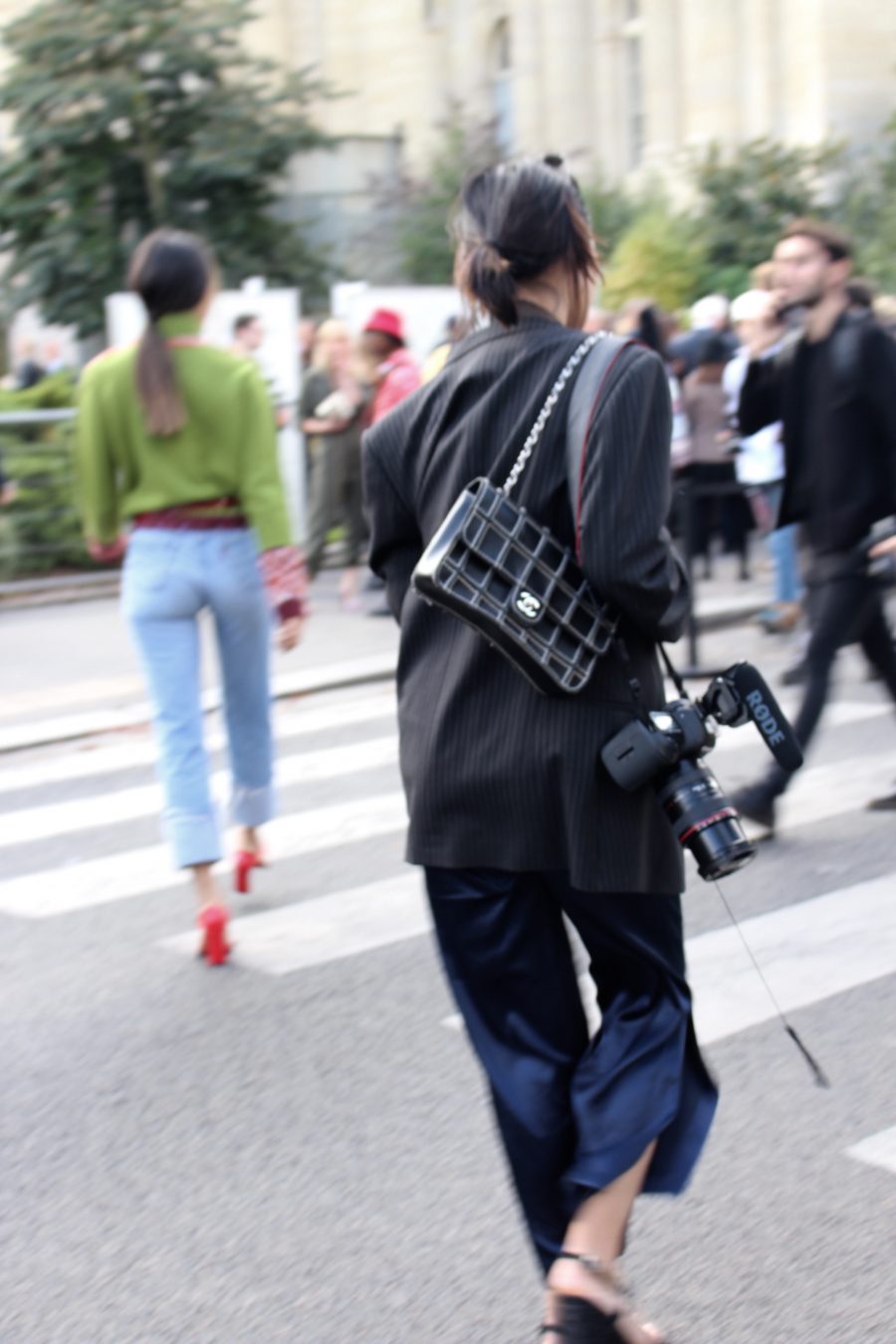 Street Style from Paris Fashion Week SS18, Day 8