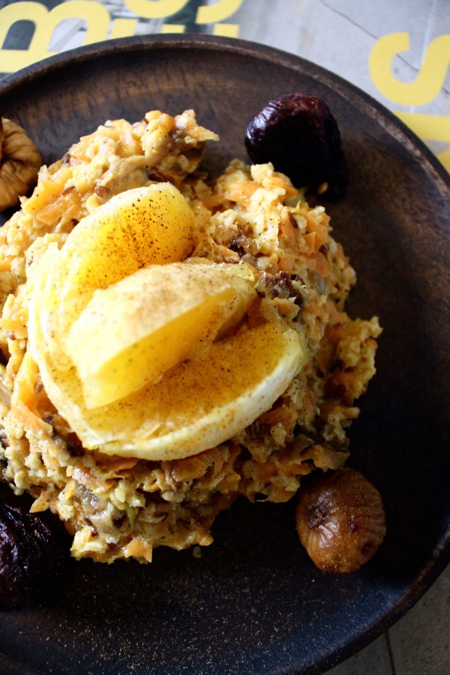 Karotten & Orangen Porridge healthy Breakfast