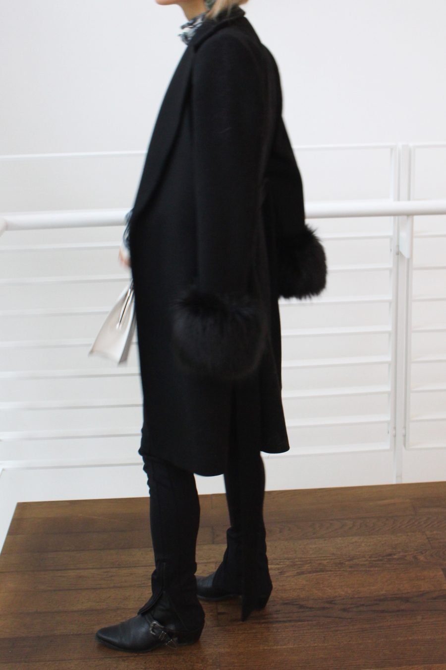 black coat zara new collection