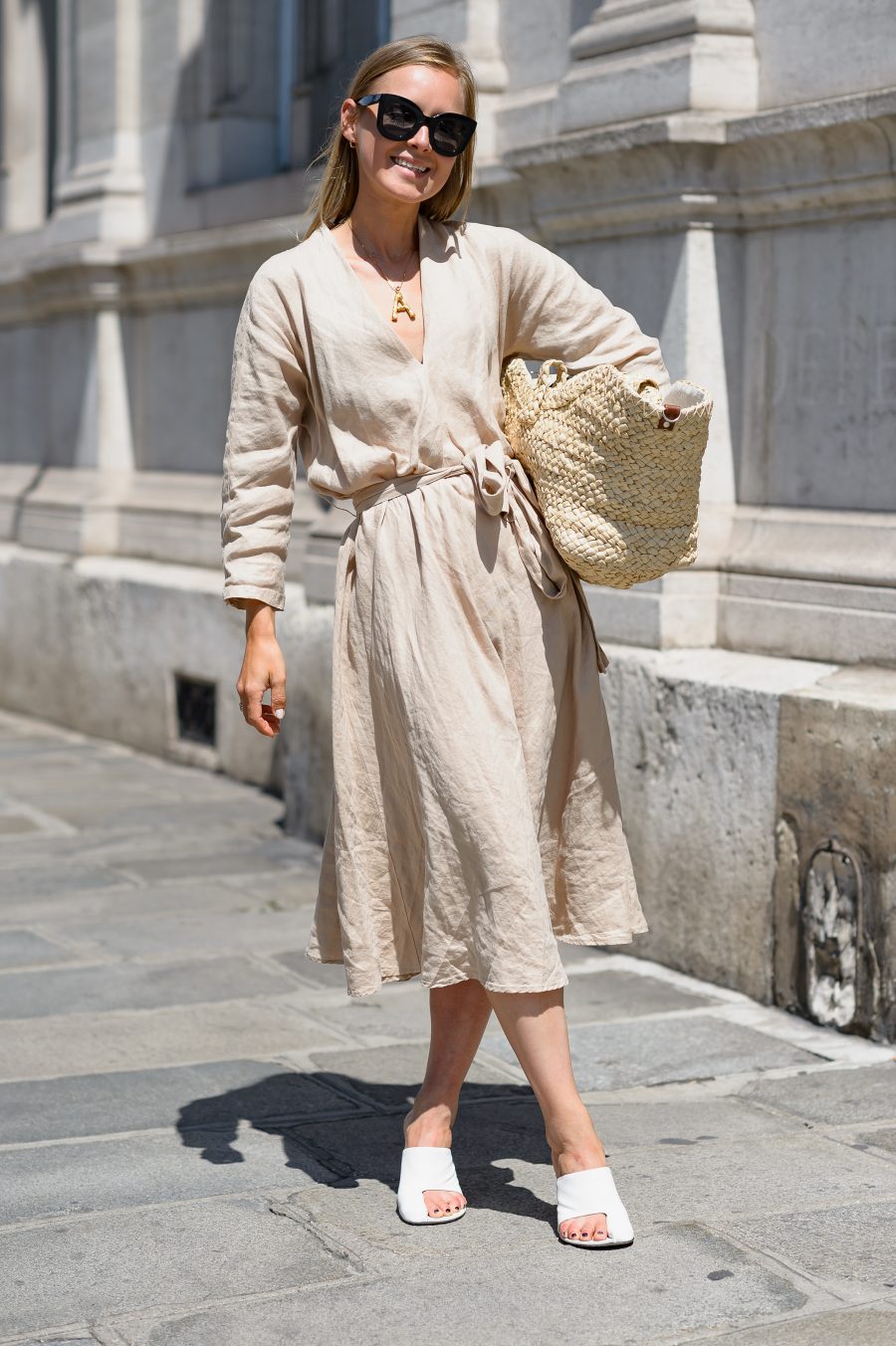 Zara linen dress new collection 2018
